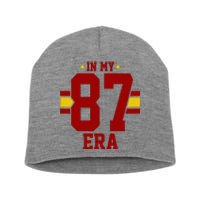 In My 87 Era Funny Football Boyfriend Short Acrylic Beanie