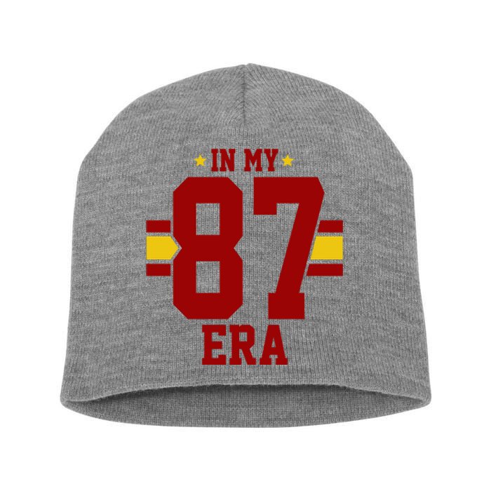 In My 87 Era Funny Football Boyfriend Short Acrylic Beanie