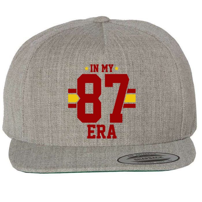 In My 87 Era Funny Football Boyfriend Wool Snapback Cap