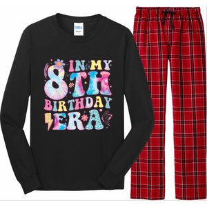 In My 8th Birthday Era Eight Bday 8 Year Old Birthday Girl Long Sleeve Pajama Set