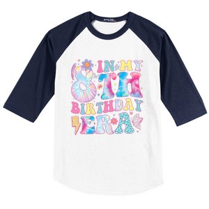 In My 8th Birthday Era Eight Bday 8 Year Old Birthday Girl Baseball Sleeve Shirt