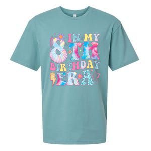 In My 8th Birthday Era Eight Bday 8 Year Old Birthday Girl Sueded Cloud Jersey T-Shirt