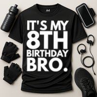 It's My 8th Birthday Bro Eighth Bday Party For Boys TShirt Cooling Performance Crew T-Shirt