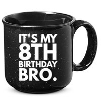 It's My 8th Birthday Bro Eighth Bday Party For Boys TShirt 15oz Campfire Ceramic Mug