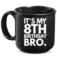 It's My 8th Birthday Bro Eighth Bday Party For Boys TShirt 15oz Campfire Ceramic Mug