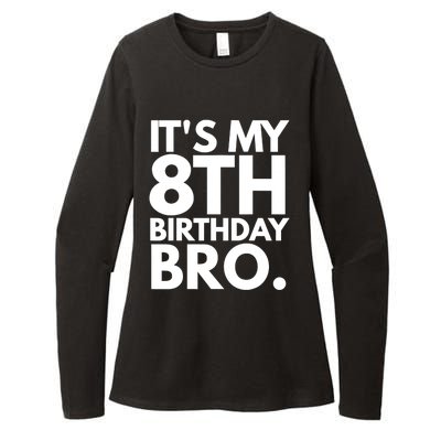 It's My 8th Birthday Bro Eighth Bday Party For Boys TShirt Womens CVC Long Sleeve Shirt