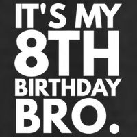 It's My 8th Birthday Bro Eighth Bday Party For Boys TShirt Golf Towel