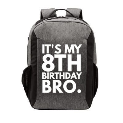 It's My 8th Birthday Bro Eighth Bday Party For Boys TShirt Vector Backpack