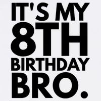 It's My 8th Birthday Bro Eighth Bday Party For Boys TShirt Garment-Dyed Sweatshirt