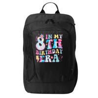 In My 8th Birthday Era Eight Bday 8 Year Old Birthday Girl Gift City Backpack