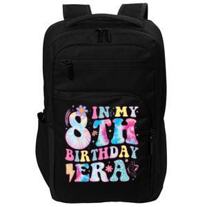 In My 8th Birthday Era Eight Bday 8 Year Old Birthday Girl Gift Impact Tech Backpack