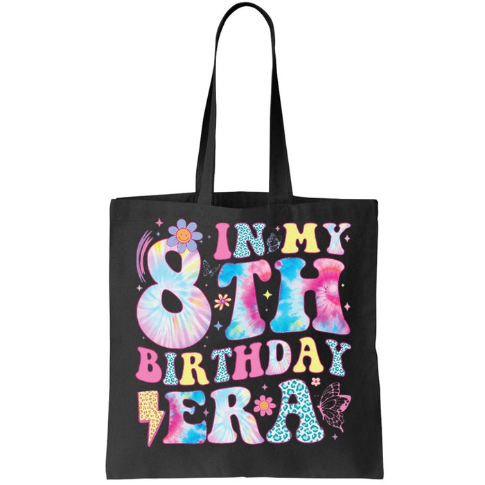 In My 8th Birthday Era Eight Bday 8 Year Old Birthday Girl Gift Tote Bag