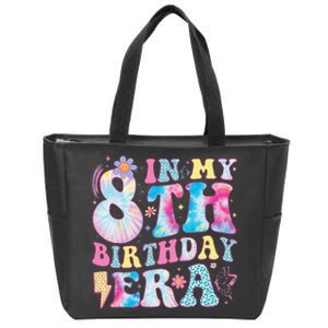 In My 8th Birthday Era Eight Bday 8 Year Old Birthday Girl Gift Zip Tote Bag