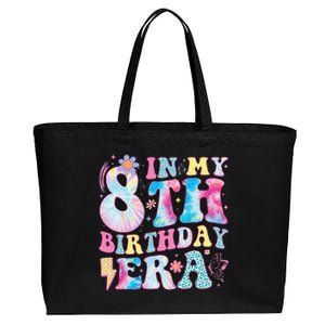 In My 8th Birthday Era Eight Bday 8 Year Old Birthday Girl Gift Cotton Canvas Jumbo Tote