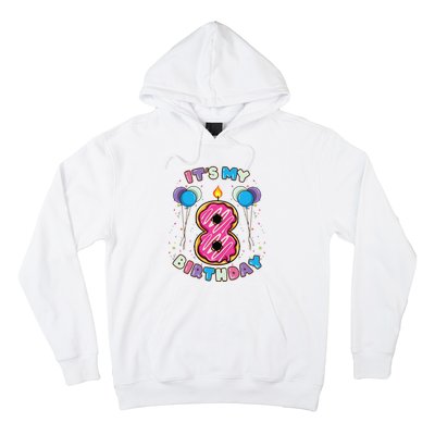 Its My 8th Birthday Donut Birthday Hoodie