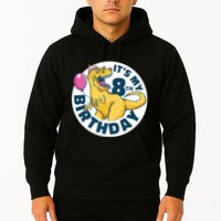 It's My 8th Birthday Dinosaur Hoodie