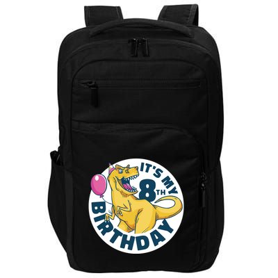 It's My 8th Birthday Dinosaur Impact Tech Backpack