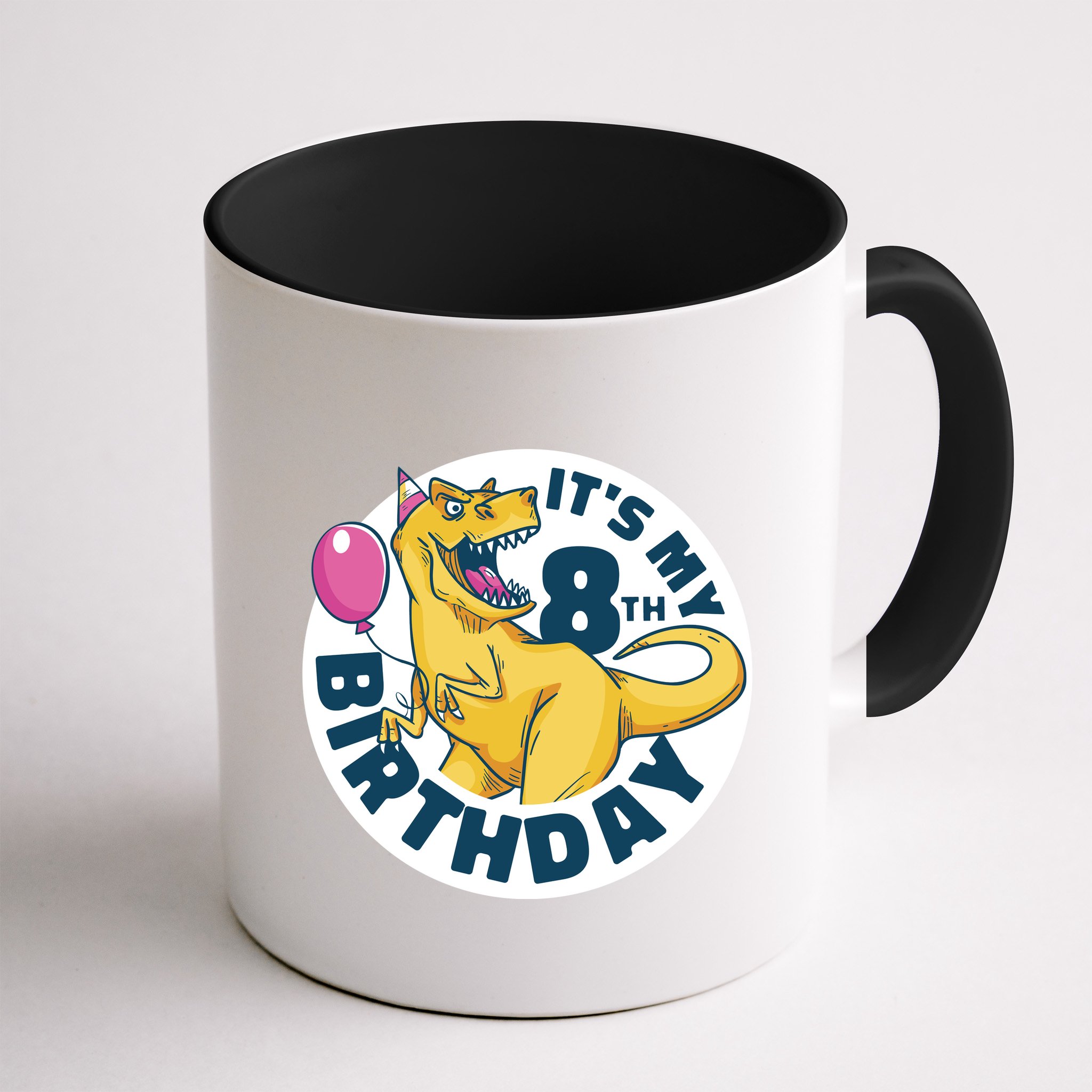 It's My 8th Birthday Dinosaur Mug