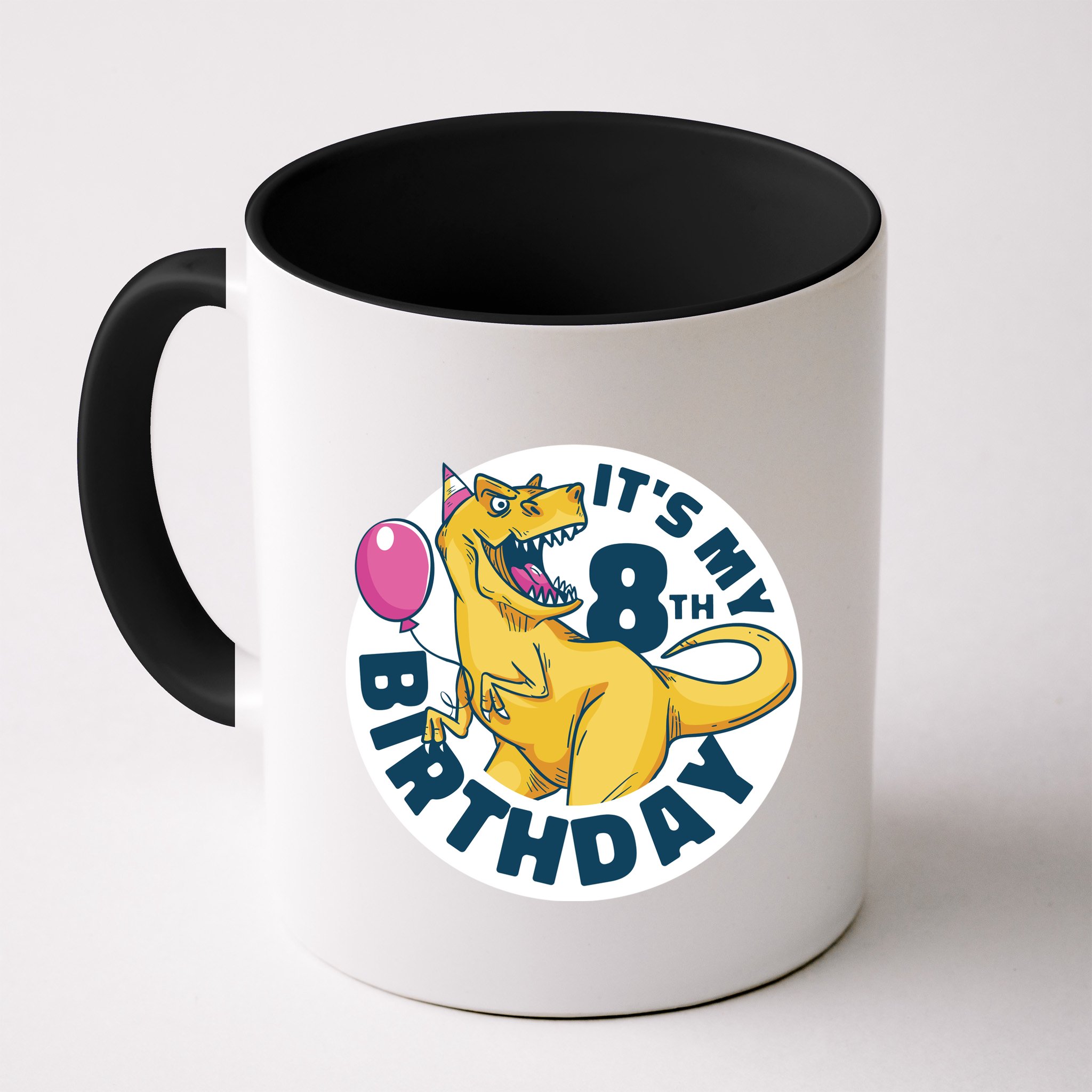 It's My 8th Birthday Dinosaur Mug