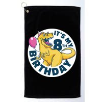 It's My 8th Birthday Dinosaur Golf Towel