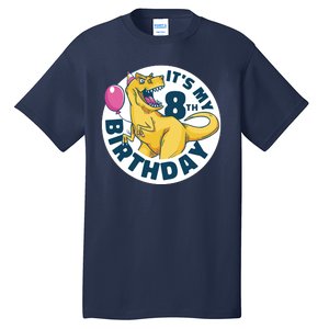 It's My 8th Birthday Dinosaur Tall T-Shirt