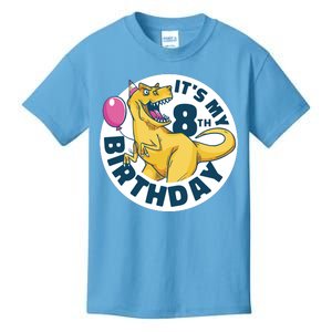 It's My 8th Birthday Dinosaur Kids T-Shirt