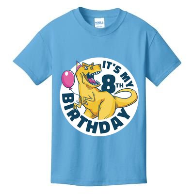 It's My 8th Birthday Dinosaur Kids T-Shirt