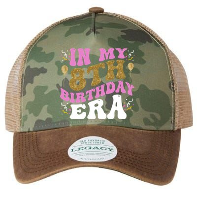 In My 8th Birthday Era Party Legacy Tie Dye Trucker Hat