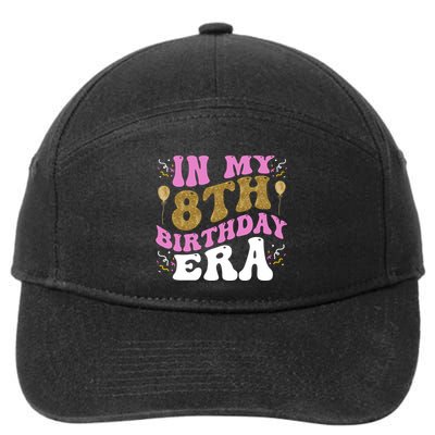 In My 8th Birthday Era Party 7-Panel Snapback Hat