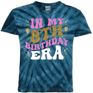 In My 8th Birthday Era Party Kids Tie-Dye T-Shirt