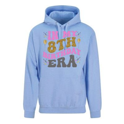 In My 8th Birthday Era Party Unisex Surf Hoodie