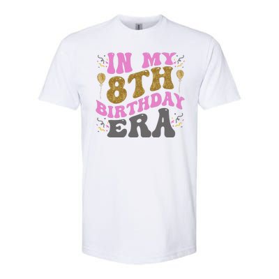 In My 8th Birthday Era Party Softstyle® CVC T-Shirt