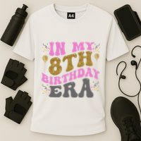 In My 8th Birthday Era Party Cooling Performance Crew T-Shirt
