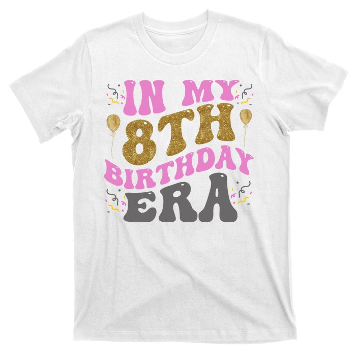 In My 8th Birthday Era Party T-Shirt