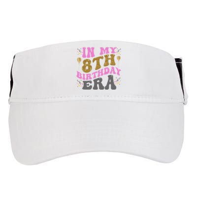 In My 8th Birthday Era Party Adult Drive Performance Visor