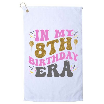 In My 8th Birthday Era Party Golf Towel