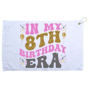 In My 8th Birthday Era Party Grommeted Golf Towel