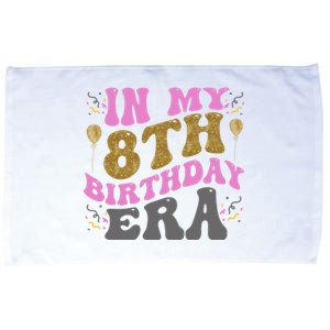 In My 8th Birthday Era Party Microfiber Hand Towel