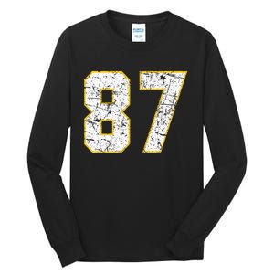 In My 87 Era Funny Football Tall Long Sleeve T-Shirt