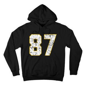 In My 87 Era Funny Football Tall Hoodie