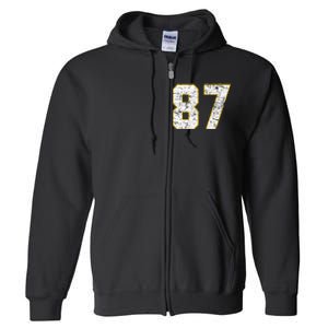 In My 87 Era Funny Football Full Zip Hoodie