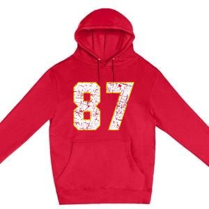 In My 87 Era Funny Football Premium Pullover Hoodie