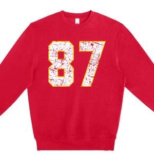 In My 87 Era Funny Football Premium Crewneck Sweatshirt