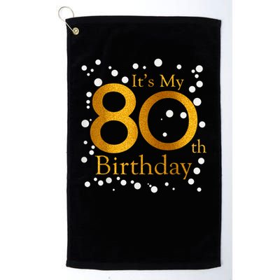 Its My 80th Birthday Happy 1945 Birthday For Lady Golf Towel