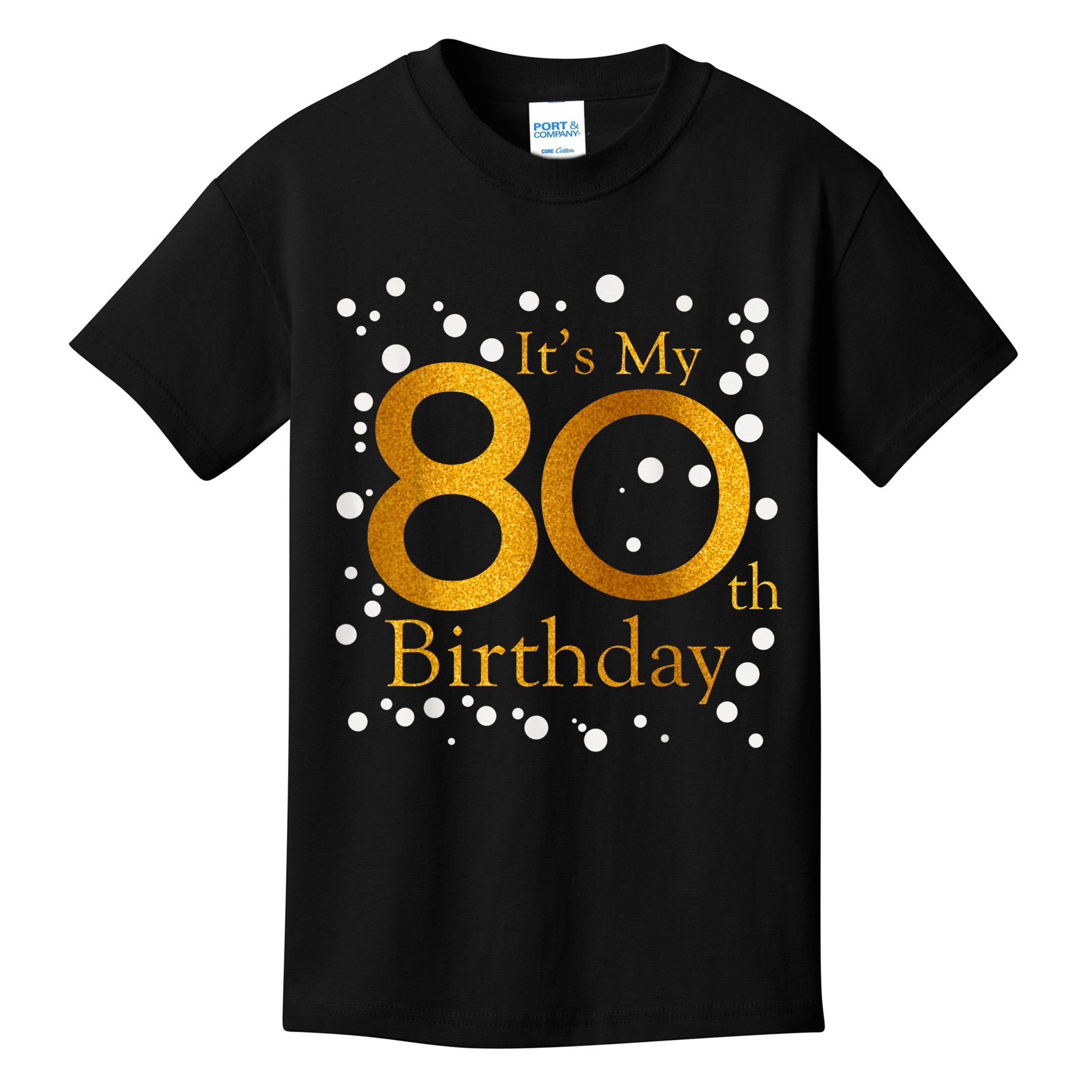 Its My 80th Birthday Happy 1945 Birthday For Lady Kids T-Shirt
