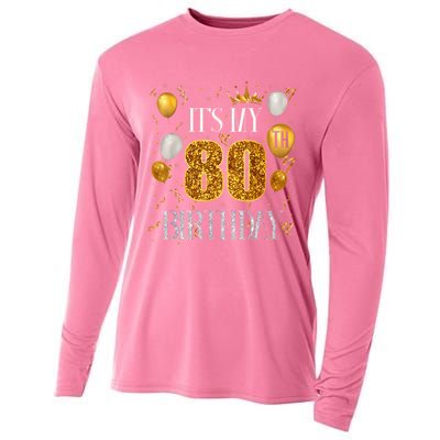 Its My 80Th Birthday Happy 1943 Birthday Cooling Performance Long Sleeve Crew