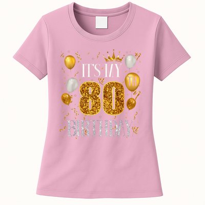 Its My 80Th Birthday Happy 1943 Birthday Womens T-Shirt
