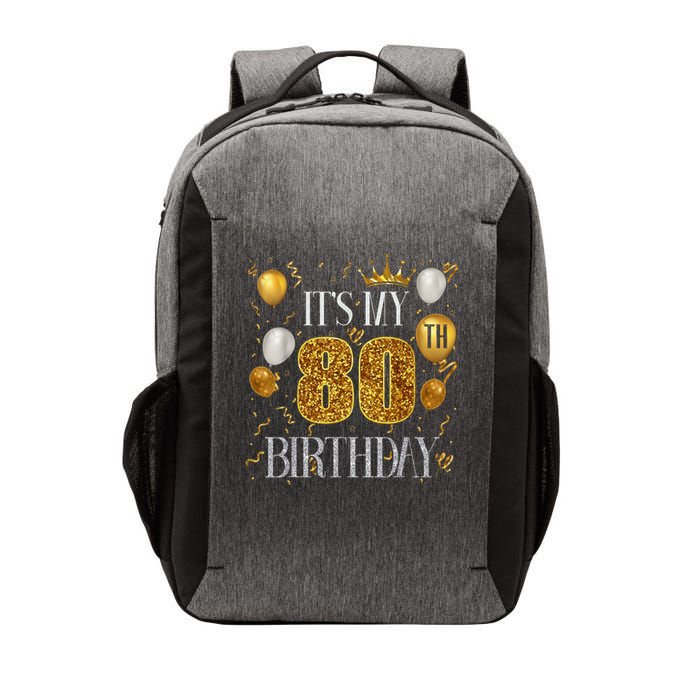 Its My 80th Birthday Happy 1945 Birthday Vector Backpack