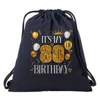 Its My 80th Birthday Happy 1945 Birthday Drawstring Bag