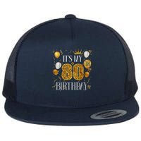 Its My 80th Birthday Happy 1945 Birthday Flat Bill Trucker Hat